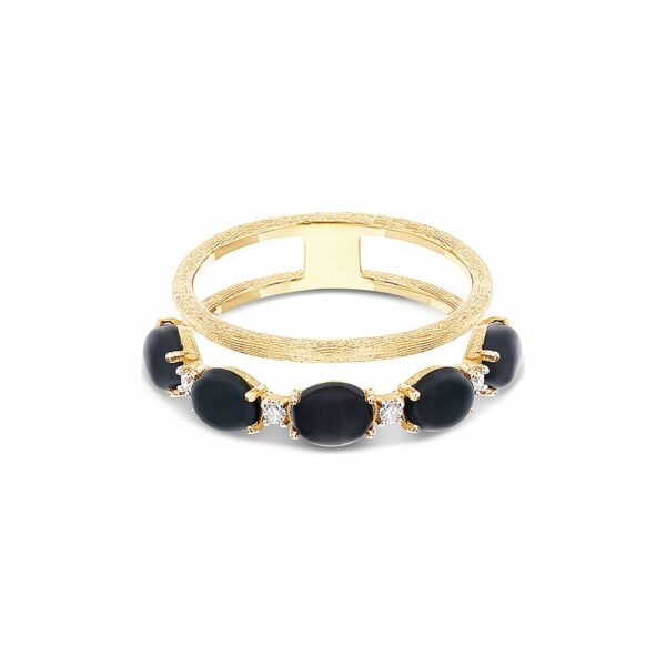 Nanis Damenring Black Mystery AS33-597