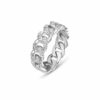 JETTE Damenring GLITTER CHAIN 88335937