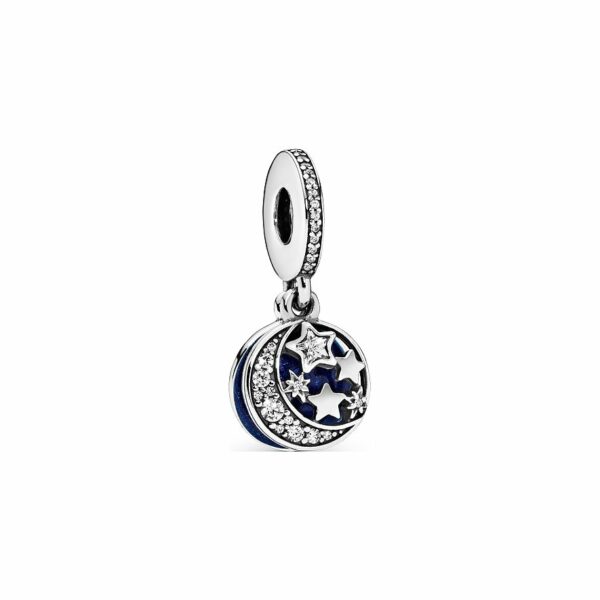 Pandora Charm Moments Moon & Blue Sky 791993CZ