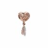 Pandora Charm Moments Offen gearbeitetes Herz & zwei Federn Traumfänger 789068C00