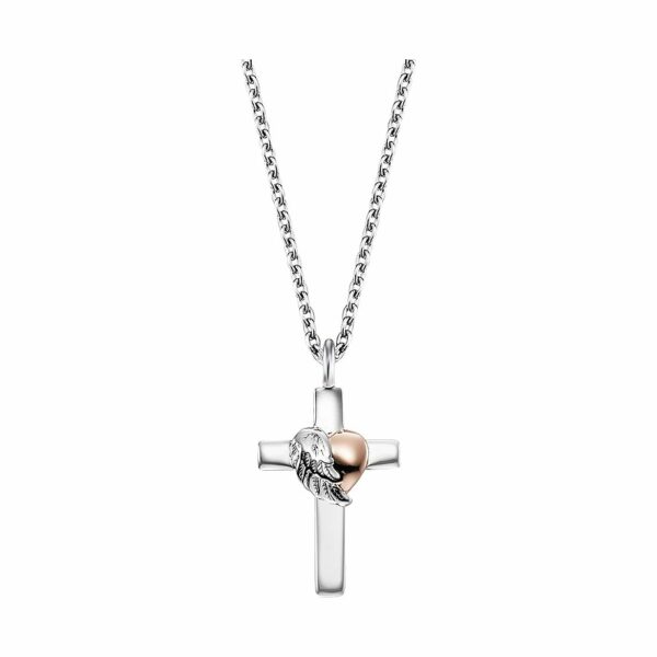 Engelsrufer Kette ERN-CROSSHEART-BIR