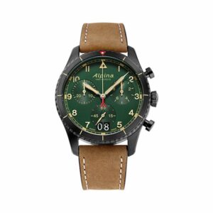 Alpina Chronograph Pilot Quarz Chronograph AL-372GR4FBS26