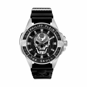 Philipp Plein Herrenuhr The Skull Carbon Fiber PWAAA1622